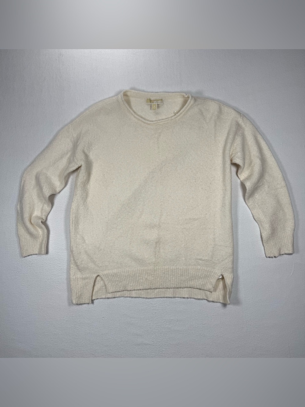 Michael Kors wool blend Cream Crewneck Sweater women’s medium